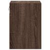 vidaXL Wall-mounted Bedside Cabinet Set of 2 Brown Oak Engineered Wood