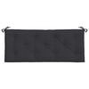 vidaXL Garden Bench Cushion Black Oxford fabric 47.2x19.7x2.8 in