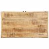vidaXL Coffee Table Brown 35.43 x 19.69 x 15.75 in Solid Mango Wood