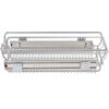 vidaXL Pull-Out Wire Baskets 2 pcs Silver 11.8"