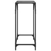 vidaXL Console Table Black glass Steel and glass Simple Console Table