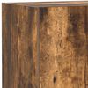 vidaXL TV Wall Cabinet Smoked Oak Engineered Wood Medium TV Wall Cabinet