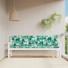 vidaXL Garden Bench Cushion Set of 2 Leaf pattern