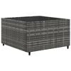 vidaXL Patio Lounge Set Set of 7 Gray