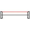 vidaXL Work Bench Frame Matte black and matte red Powder-coated metal