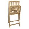 vidaXL Garden Chair Set of 2 Light Natural Wood Solid Acacia Wood