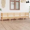 vidaXL Garden Lounge Set Natural Pine Solid pinewood Medium Modular
