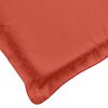 vidaXL Highback Chair Cushion Set of 2 Melange Red