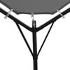 vidaXL Gazebo Anthracite Powder-coated steel 13.1 x 13.1 ft