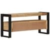 vidaXL TV Stand Mango Wood and Black