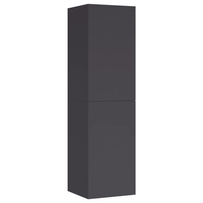 vidaXL TV Stand Gray 12"x11.8"x43.3" Engineered Wood
