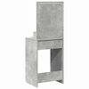 vidaXL Dressing Table Concrete Grey 19.69 x 16.14 x 53.15 in