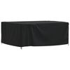vidaXL Garden Furniture Cover Black 420D oxford with PU coating