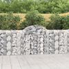 vidaXL Gabion Basket Set of 18 Silver Galvanized iron Large