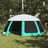 vidaXL Pool Tent with Removable Fly & Mesh Walls Sea Green 240.9x240.9"