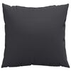 vidaXL Sofa Cushion Set of 4 Black Polyester Medium