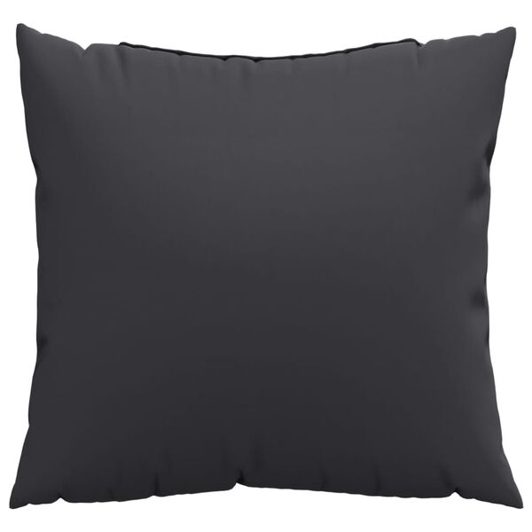 vidaXL Sofa Cushion Set of 4 Black Polyester Medium