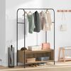 vidaXL Clothes Rack Brown Oak 100 x 44 x 160 cm Engineered Wood