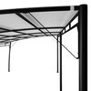 vidaXL Sunshade Awning Cream Powder-coated steel, 100% polyester