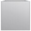 vidaXL Planter Silver Galvanized Steel Medium Durable Planter