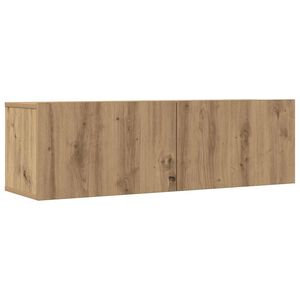 vidaXL TV Cabinet Set of 2 Artisan Oak Engineered Wood Medium
