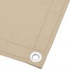vidaXL Balcony Screen Beige 35.4x315.0" 100% Polyester Oxford
