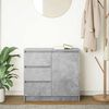 vidaXL Sideboard Concrete Grey Engineered Wood Medium Storage
