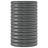 vidaXL Garden Raised Bed Anthracite Powder-coated steel Large Durable