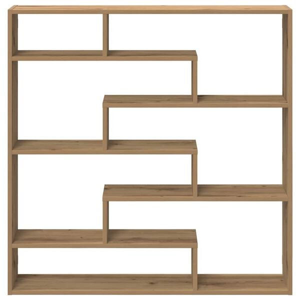 vidaXL Wall Cube Shelf Artisan oak Engineered wood Medium