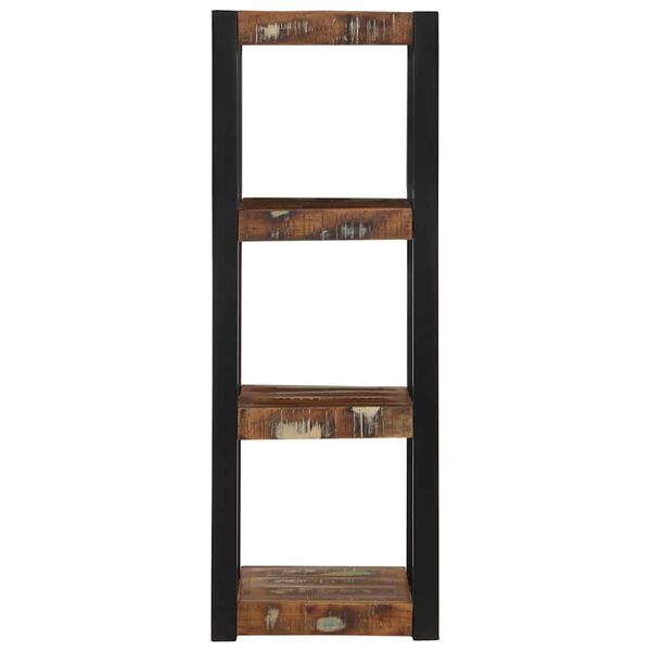 vidaXL Wall Shelf Multicolor Reclaimed Wood Wall Shelf Square