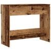 vidaXL Console Table Old wood Engineered wood Narrow Console Table