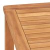 vidaXL Dining Table Warm brown Solid teak wood 55.1x31.5x30.3 in Tough