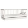 vidaXL Day Bed White Solid pine wood Small Twin Convertible
