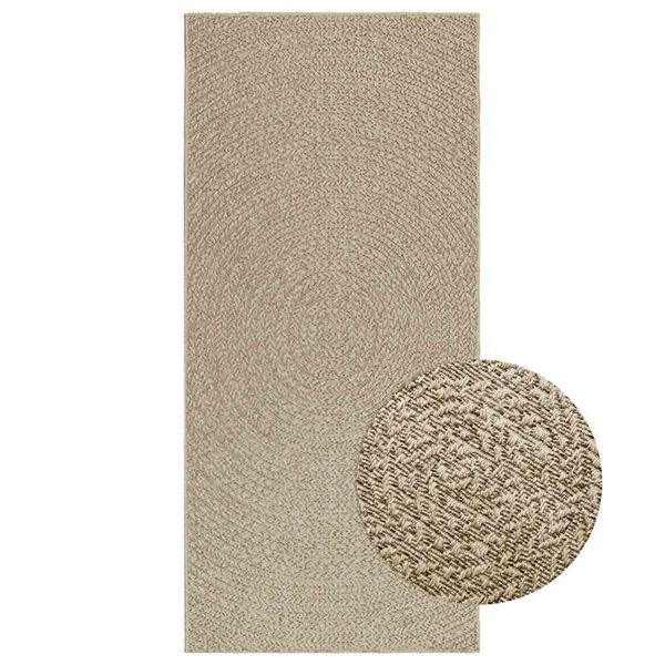 vidaXL Rug Beige 100% Polypropylene 39.4 x 78.7 in UV-resistant Rug