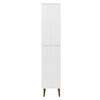 vidaXL Bookcase White Solid pine wood, engineered wood Medium Bookcase