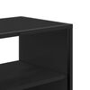 vidaXL TV Cabinet Black Engineered wood and metal Medium TV Cabinet