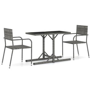 vidaXL Dining Set Anthracite, Grey