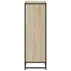 vidaXL Book Cabinet Sonoma Oak Engineered wood, Metal Medium