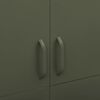 vidaXL Wardrobe Olive Green 35.4"x19.7"x70.9" Steel