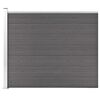 vidaXL Fence Panel WPC 68.9x57.5" Grey