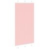 vidaXL Pleated Blind Pink 100% Polyester 41.3 x 78.7 in