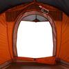 vidaXL Camping Tent Dome 1-Person Grey and Orange Waterproof