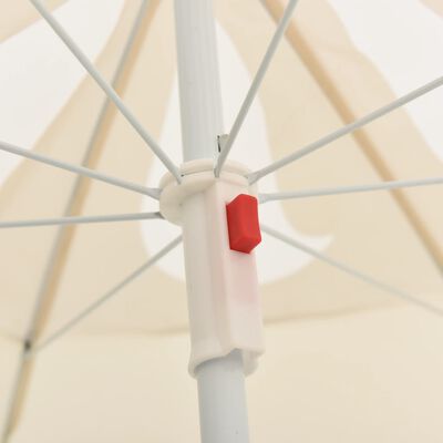 vidaXL Outdoor Parasol with Steel Pole Sand 70.9"