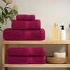 vidaXL Towel Set of 2 Bordeaux 100% Cotton Extra Large Towel