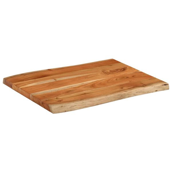 vidaXL Table Top Natural wood Solid acacia wood 31.5 x 23.6 in Durable