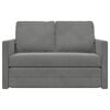 vidaXL Floor Sofa Bed Dark Grey Velvet Compact