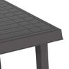 vidaXL Camping Table Anthracite Polypropylene (PP) Medium Modern