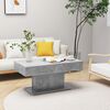 vidaXL Coffee Table Concrete Grey Engineered Wood Medium Durable