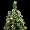vidaXL Artificial Hinged Christmas Tree Green PVC Large Foldable