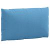 vidaXL Pallet Cushion Melange Blue Fabric (100% polyester) Pallet Cushion